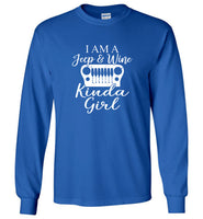 I am a jeep and wine kinda girl tee shirt hoodie