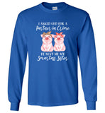 I Asked God For A Partner In Crime He Sent Me My Smartass Sister Bandana Funny Pig Tee Shirts