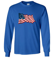 Betsy Waving Ross Tee Shirt Flag Hoodie