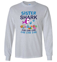 Sister shark doo doo doo gift Tee shirt