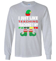 Teacher ELF funny christmas shirt