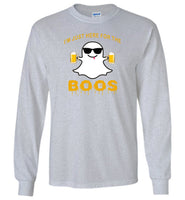 Ghost just here for the boos beer halloween t shirt