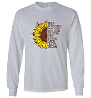 They Whispered To Her You Can't With Stand The Storm She Back I am Storm Sunflower T Shirt