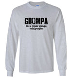 Grumpa like regular grandpa only grumpier tee shirt