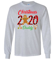 Christmas 2020 Cookie Gingerbread Xmas Plaid Gift For Daddy Dad Father T Shirt