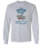 I'm a sister shark who happens to cuss a lot doo doo T shirt