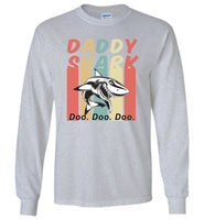 Retro Vintage daddy shark doo doo doo shirt,papa, dad, father's day gift tee