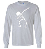 Dabbing skeleton halloween gift t shirt