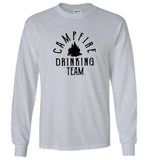 Campfire drinking team love camping tee shirt