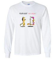 Unicorn colorful your aunt my aunt mother's day gift tee shirt