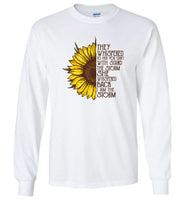 They Whispered To Her You Can't With Stand The Storm She Back I am Storm Sunflower T Shirt