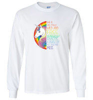 Unicorn rainbow she is life itself wild free wonderfully chaotic a perfectly put together mess shirt