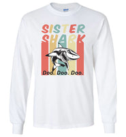 Retro Vintage sister shark doo doo doo T-shirt, gift tee for sister