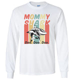 Retro Vintage mommy shark doo doo doo shirt, mom, mother's day gift tee