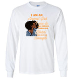 Black GirI I Am An August Girl I Can Do All Things Through Christ Who Gives Me Strength T shirt