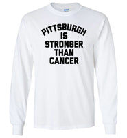 Pittsburgh is stronger than cancer tee shirt