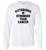 Pittsburgh is stronger than cancer tee shirt