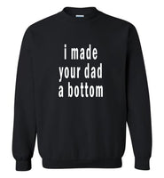 I made your dad a botton father's day gift tee shirt
