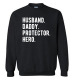 Husband daddy protector veteran hero T-shirt, father's day gift tee, papa, dad shirts