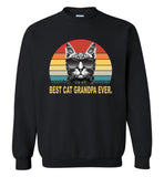 Best cat grandpa ever vintage gift Tee shirt