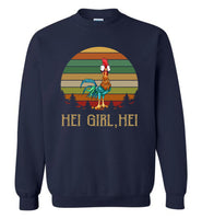 Chicken hei girl hei vintage gift T shirt for women