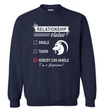 Relationship status nobody can handle I'm a Capricorn T shirt, birthday gift tee for men women