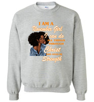 Black GirI I Am A November Girl I Can Do All Things Through Christ Who Gives Me Strength T shirt