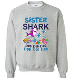 Sister shark doo doo doo gift Tee shirt