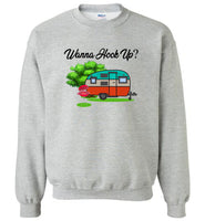 Wanna Hook up Camping Tee shirt