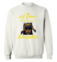 A black queen was born in december birthday tee shirt hoodie
