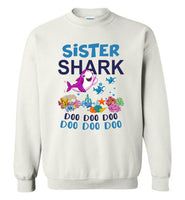 Sister shark doo doo doo gift Tee shirt