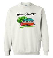 Wanna Hook up Camping Tee shirt