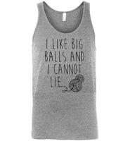 I like big balls and cannot lie yarn Tee shirt