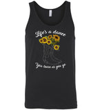 Life's a dance you learn as you go cowboy boots hat sunflower Tee shirt