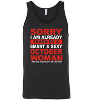 I taken by smart sexy october woman, birthday's gift tee for men women