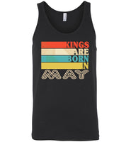 Kings are born in May vintage T-shirt, birthday's gift tee for men