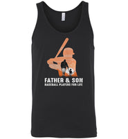 Father and son baseball players for life Tee shirt