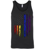 LGBT America flag, bisexual, transgender, gay, lesbian rainbow pride shirt