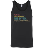 Auntie the woman the myth the bad influence T shirt, gift tee for aunt