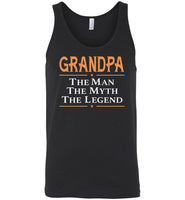 Grandpa the man the myth the legend T shirt, father's day gift tee