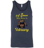A black queen was born in february birthday tee shirt hoodie