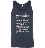 Grandma a little bit parent teacher best friend partner in crime Tee shirt