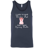 I used to have winter fat now i have spring rolls cute pig Tee shirt