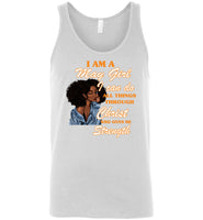 Black GirI I Am A May Girl I Can Do All Things Through Christ Who Gives Me Strength T shirt