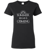 Summer break is coming tee shirt hoodie