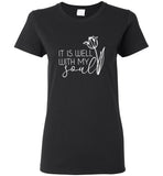 It is well with my soul flower tee shirt hoodie