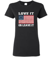 Betsy Love It Ross Or Leave It Tee Shirt Flag Hoodie