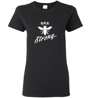 Bee strong tee shirt hoodie