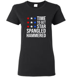 Time to get star spangled hammered tee shirt hoodie