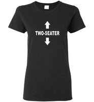 Two seater tee shirt hoodie